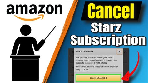 how to delete Starz subscription